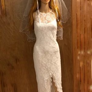 Super light weight beach wedding dress size 6